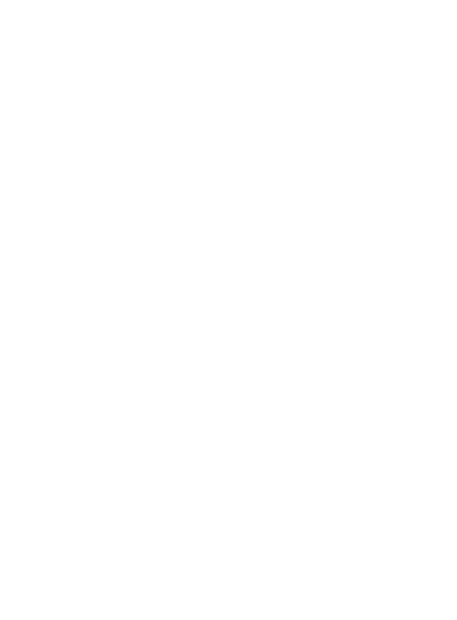 Logo blanco de león